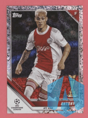 2021-22 Topps UEFA Champions League Antony Sparkle Foil SP #82 Gold Cup Ajax